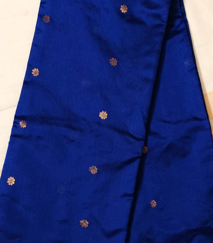 Royal Blue Chanderi Pattu